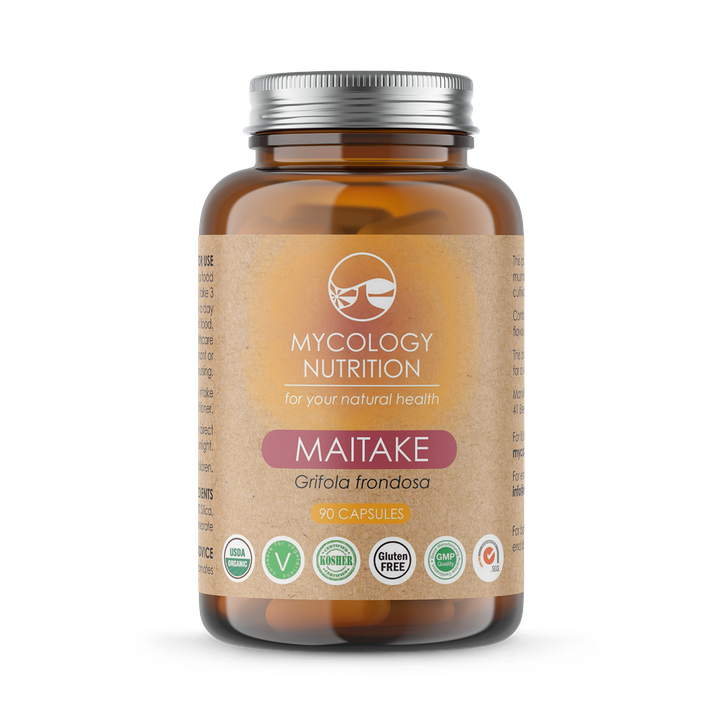 Mycology Nutrition Organic Maitake 450mg 90 Capsules