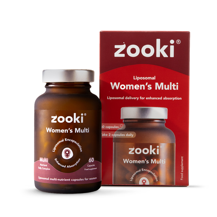 Zooki Liposomal Women’s Multivitamin + Daily Nutrient Complex Capsules - 30 Day Supply 60 Capsules
