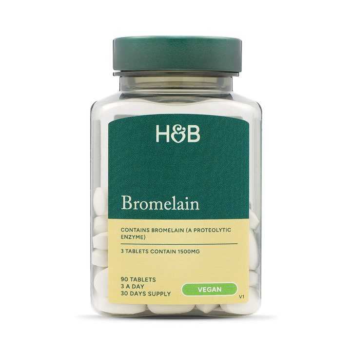 Holland & Barrett Vegan Bromelain 1500mg 90 Tablets