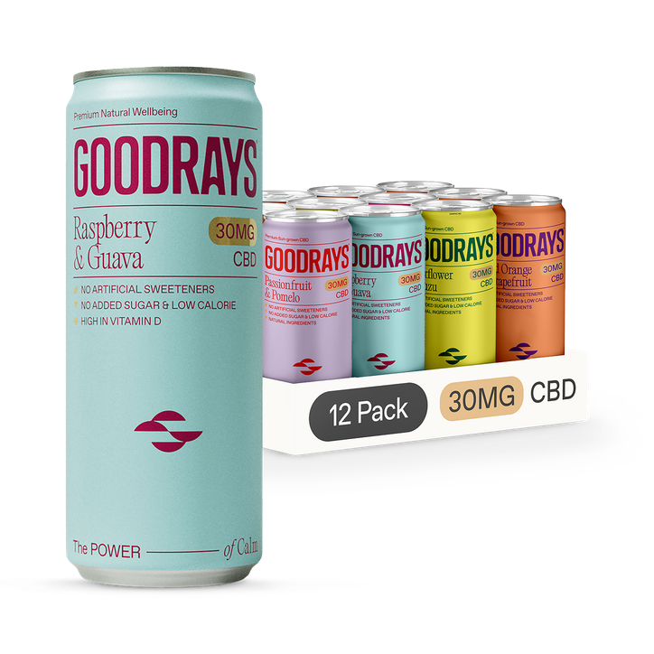 Goodrays CBD Drinks 12 x 250ml