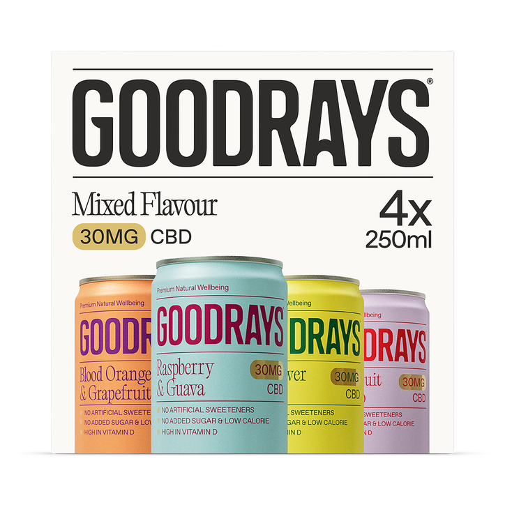 Goodrays CBD Drinks 4 x 250ml