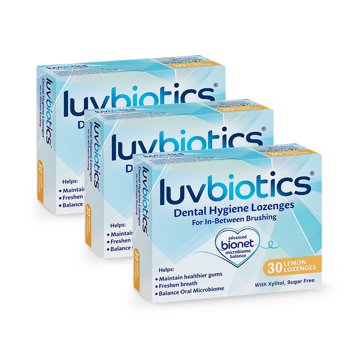 Probiotic Dental Lemon Lozenges - 3 pack