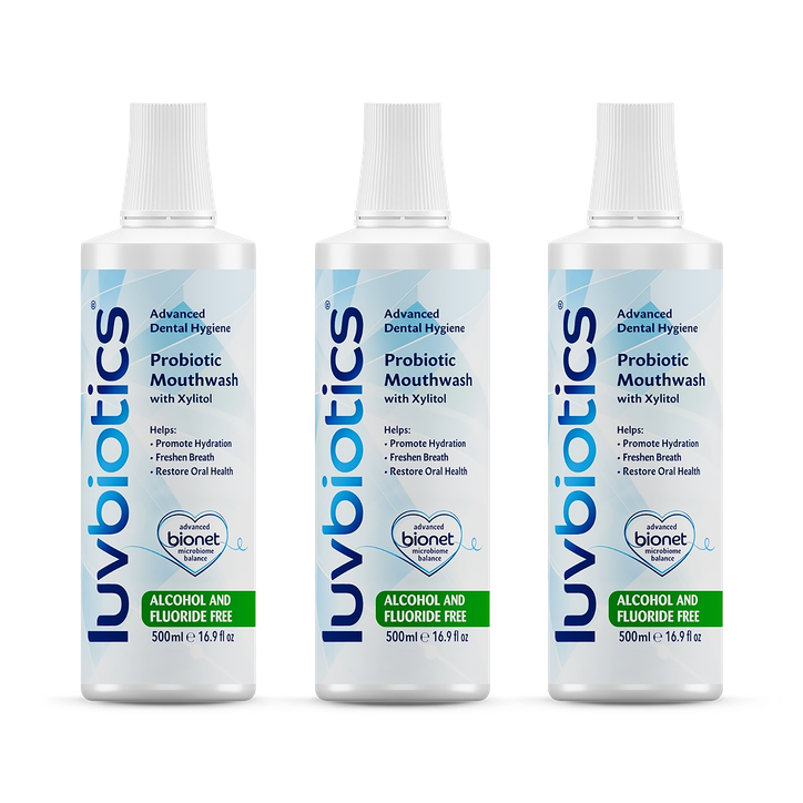 Probiotic Luvbiotics Fluoride Free Mouthwash - 3 pack