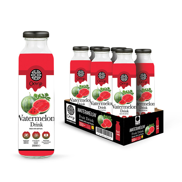 OORG Natural Watermelon Fruit Juice 250ml X 6