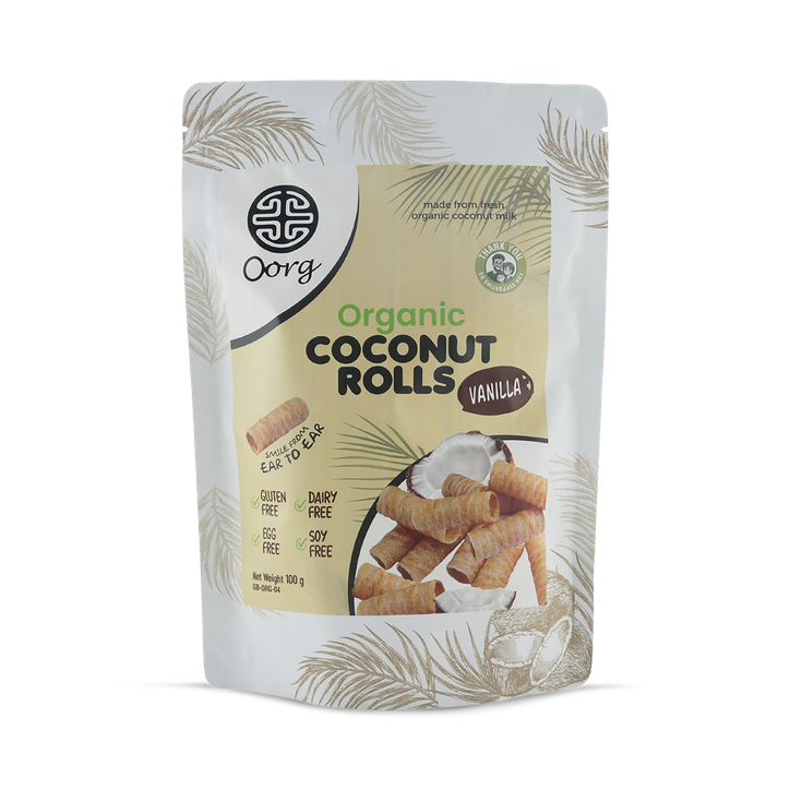 Organic Coconut Rolls - Vanilla