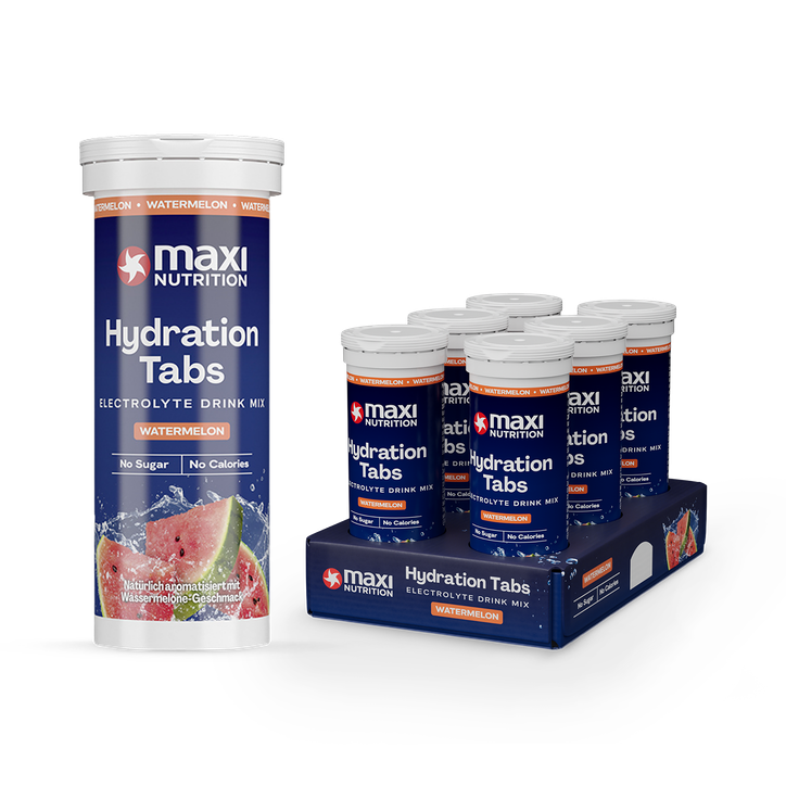MaxiNutrition Hydration tabs, Watermelon, Zero Sugar 6 x 10 Tablets (6 Pack)