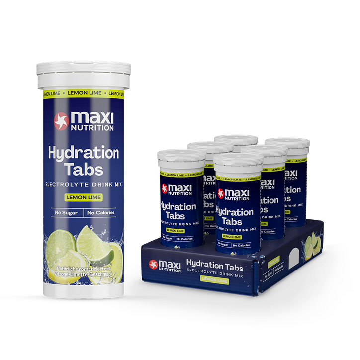 MaxiNutrition Hydration tabs, Lemon Lime, Zero Sugar 6 x10 Tablets (6 Pack)