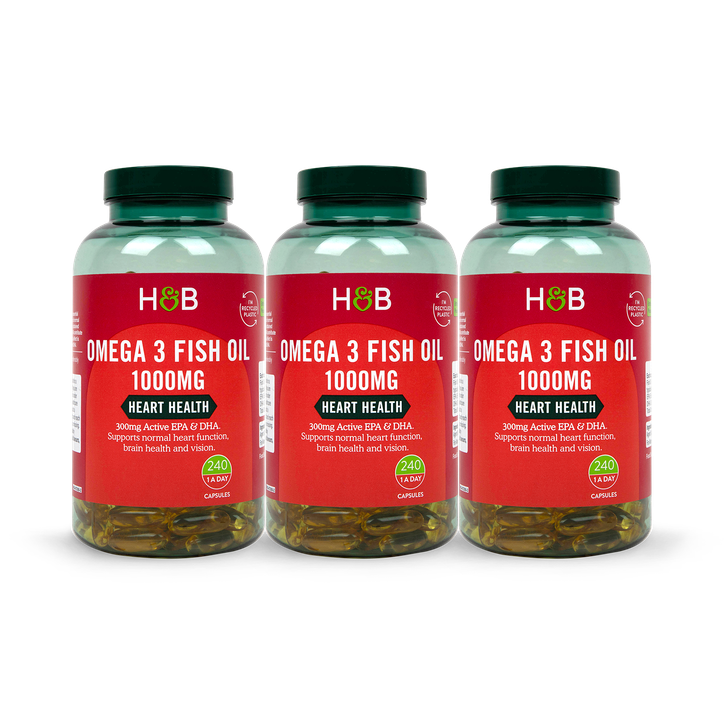 Holland & Barrett Omega 3 Fish Oil Bundle 240 Capsules