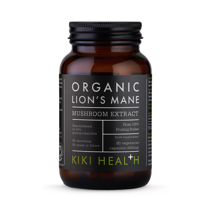Organic Lion's Mane Mushroom Extract - 60 Vegicaps
