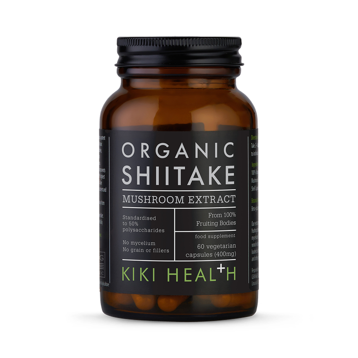 Organic Shiitake Mushroom Extract - 60 Vegicaps - 60 Capsules