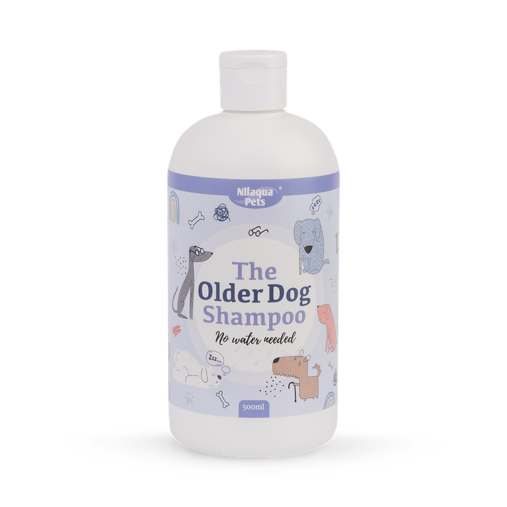 Older Dog, Towel Off Pet Shampoo For Incontinence and Smells 500ml