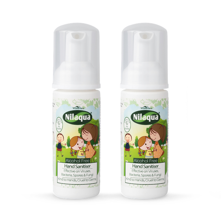 Little Hands Hand Sanitiser, Alcohol Free Twin Pack 50ml