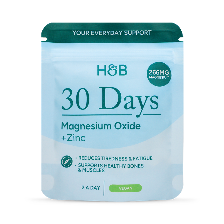 Magnesium Oxide + Zinc 30 Days
