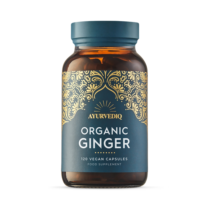 Ayurvediq Organic Ginger Caps - 120's Capsules