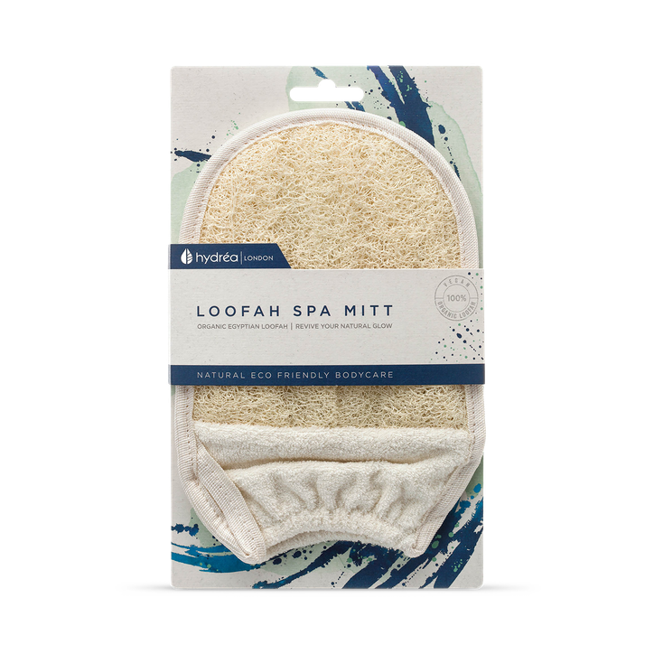 Organic Egyptian Loofah Exfoliating Mitt with Cuff