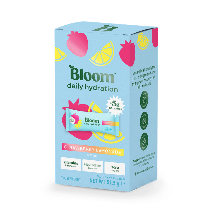 Bloom Hydration Sachets Strawberry Lemonade 5 Sachets