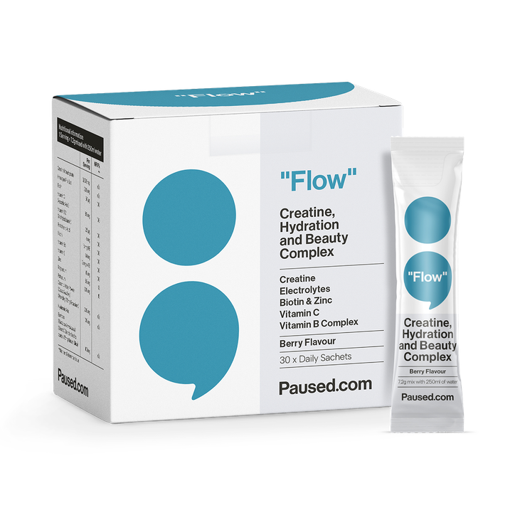 Paused Creatine, Hydration & Beauty Complex Berry 3000 mg 30 Sachets