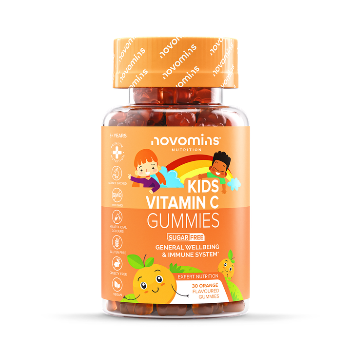 Novomins Kids Vitamin C gummies Orange 30 Gummies