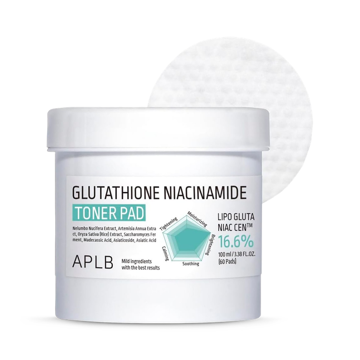 APLB Glutathione Niacinamide Toner Pad 100ml