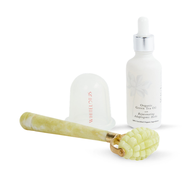 Jade Roller & Body Sculpting Cupping Kit