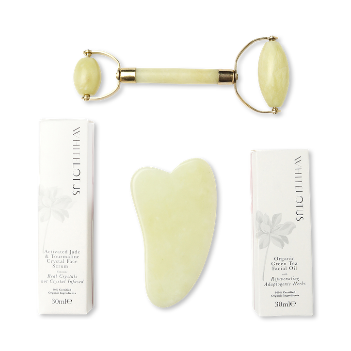 Genuine Jade Crystal Facial Set