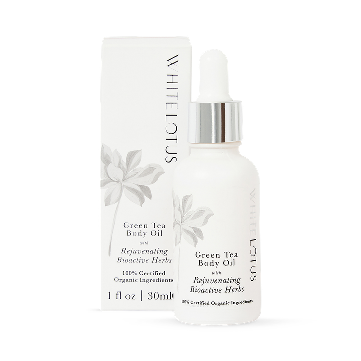 Green Tea Body Oil With Rejuvenating Bioactive Herbs 30ml