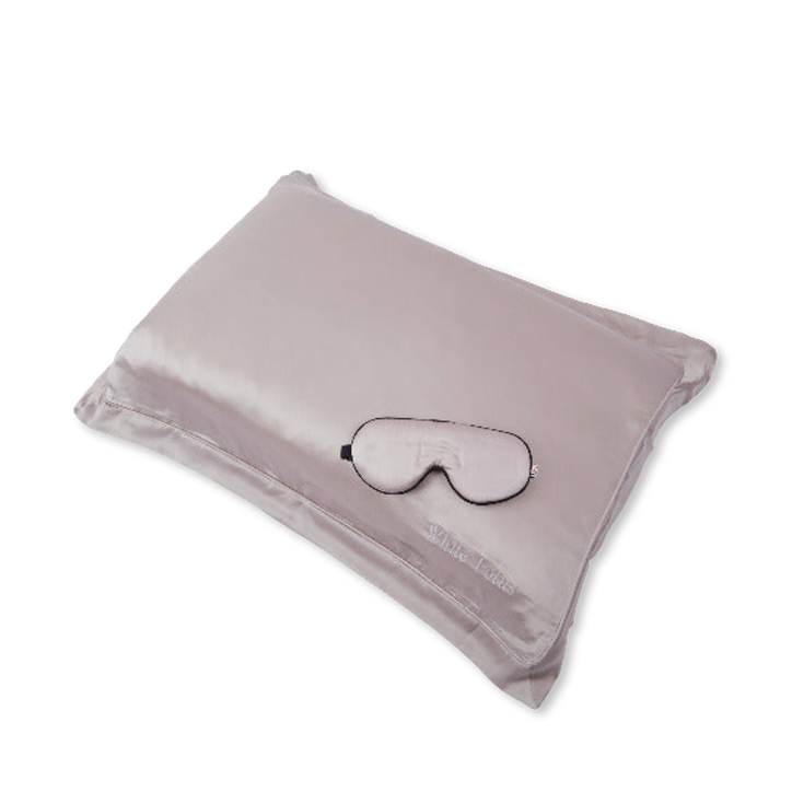 100% Mulberry Silk Pillowcase & Eye Mask Set Cruelty Free