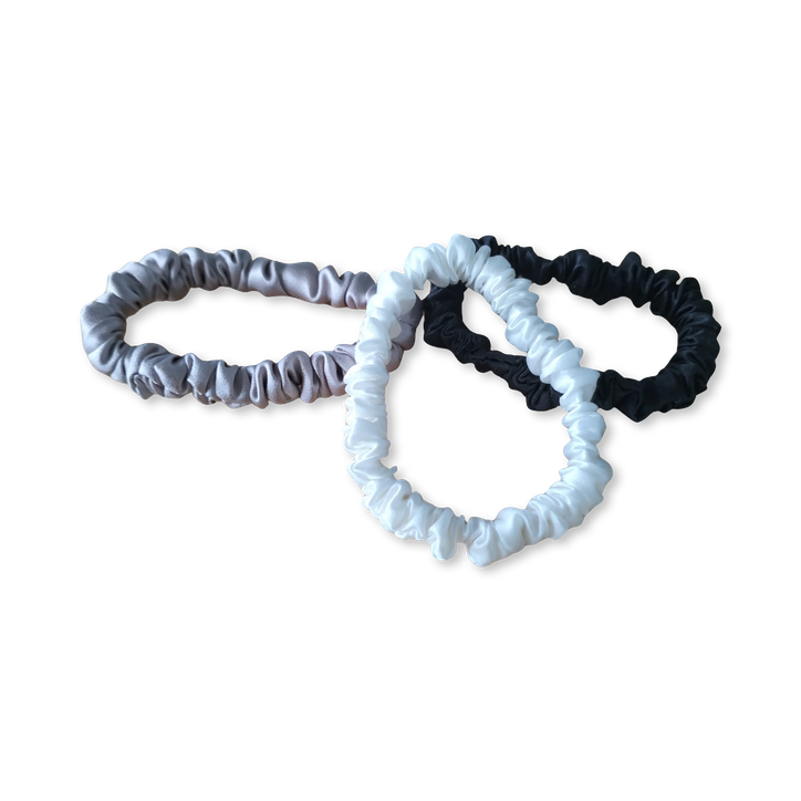 Cruelty Free Mulberry Silk Scrunchies 3-Pack