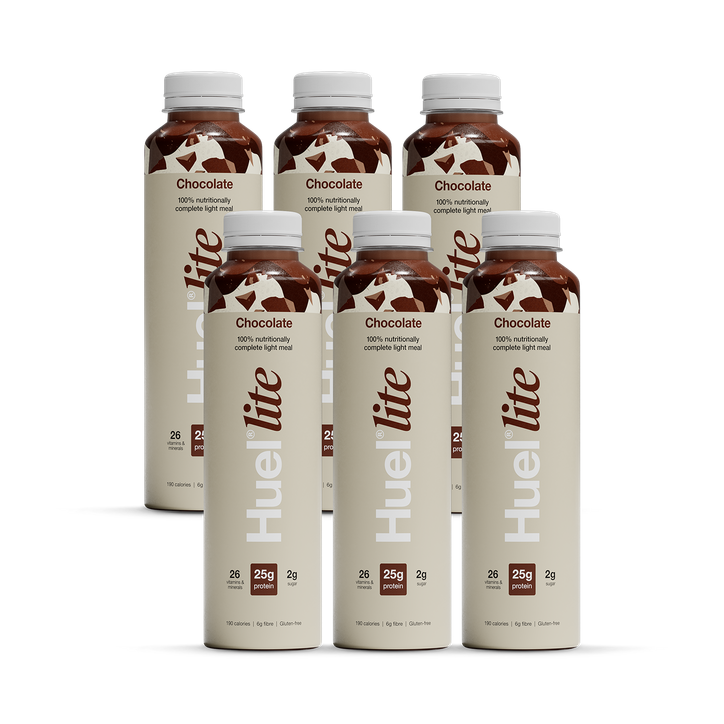 Huel Lite Chocolate Nutritionally Complete Meals 6x 500ml