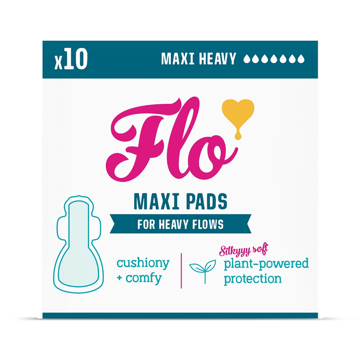 Flo Bamboo Maxi Pads 10 Pads