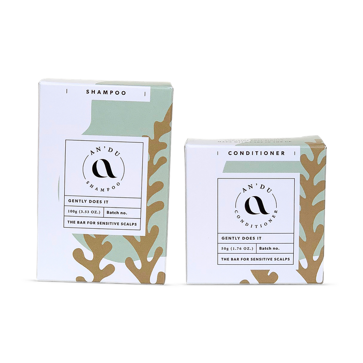 An'du Gently Does It Bundle - Shampoo and Conditioner Bar 150g