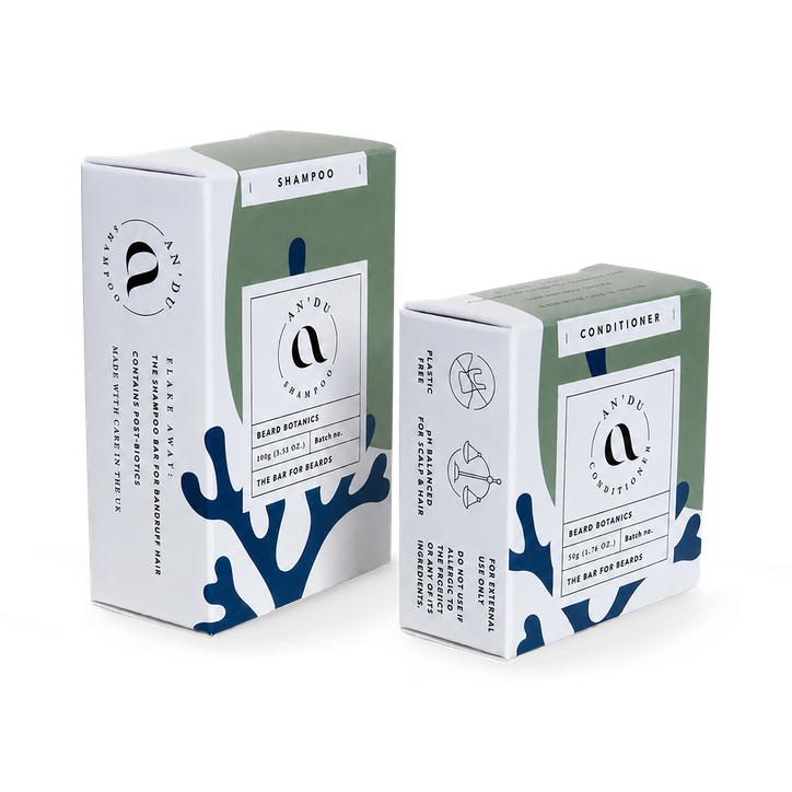 An'du Beard Botanics - Shampoo and Conditioner Bundle 150g image 2