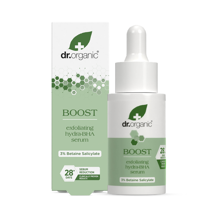Dr Organic Boost Exfoliating Hydra-BHA Serum 30 ml
