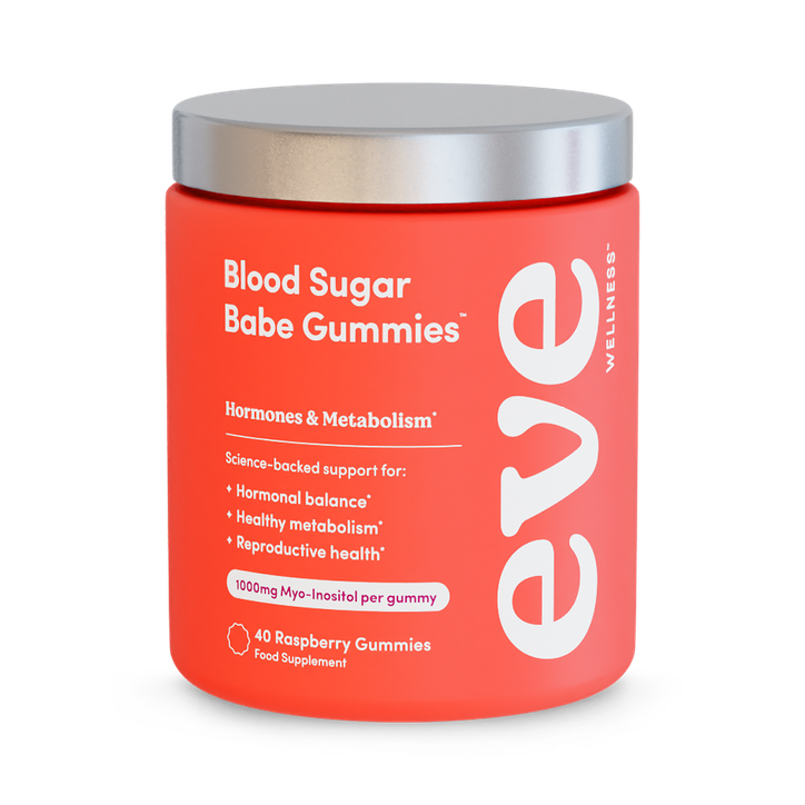 Eve Wellness Blood Sugar Babe Gummies Raspberry 40 Gummies