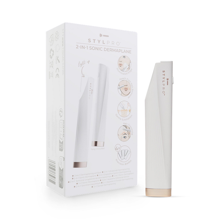 Stylpro 2-in-1 Light Up Sonic Dermaplane