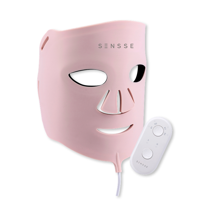 Sensse Professional LED Light Therapy Face Mask Pink
