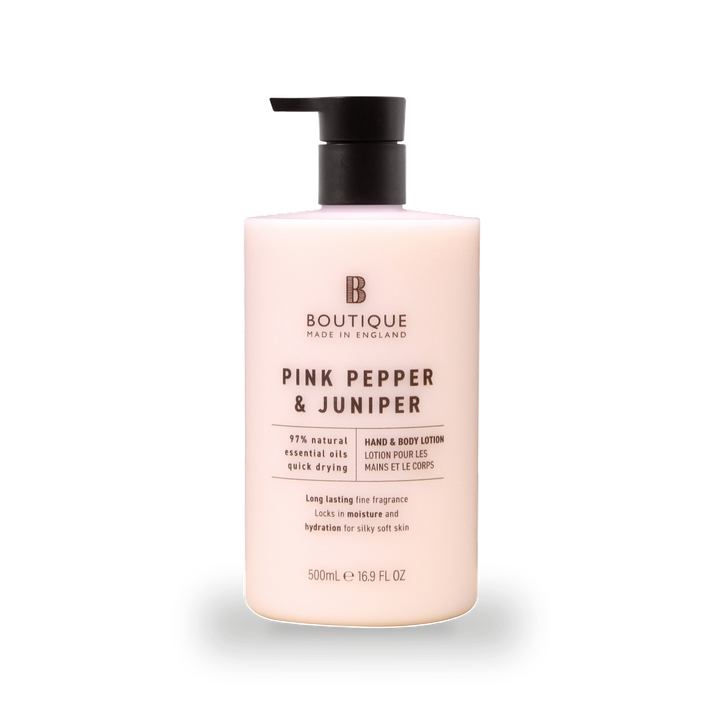 Boutique Hand & Body Lotion Pink Pepper & Juniper 500ml