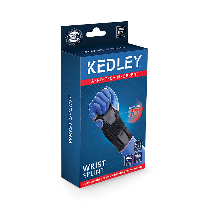 Kedley Supports Aero Tech Wrist Support With Metal Splint 1 Size