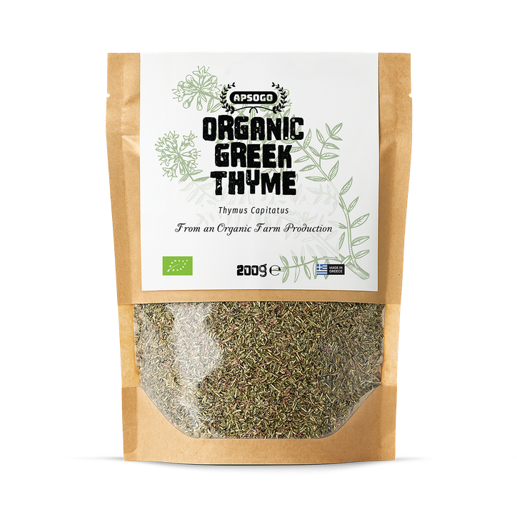 APSOGO Organic Dried Thyme from Greece - 200g