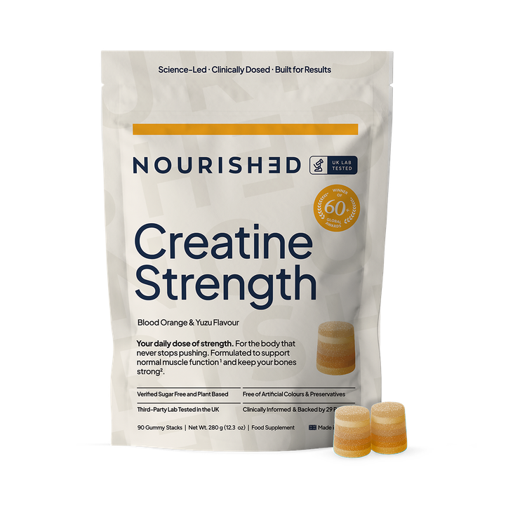 Nourish3d Creatine+ Strength Orange 3000 mg 90 Gummies