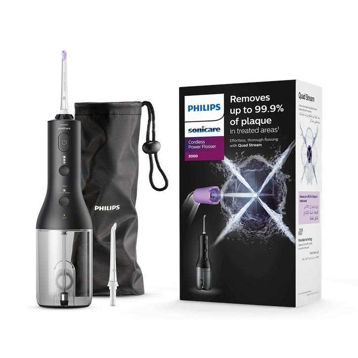 Philips Sonicare Cordless Power Flosser 3000 Black