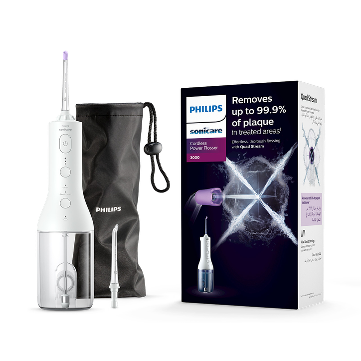 Philips Sonicare Cordless Power Flosser 3000 White