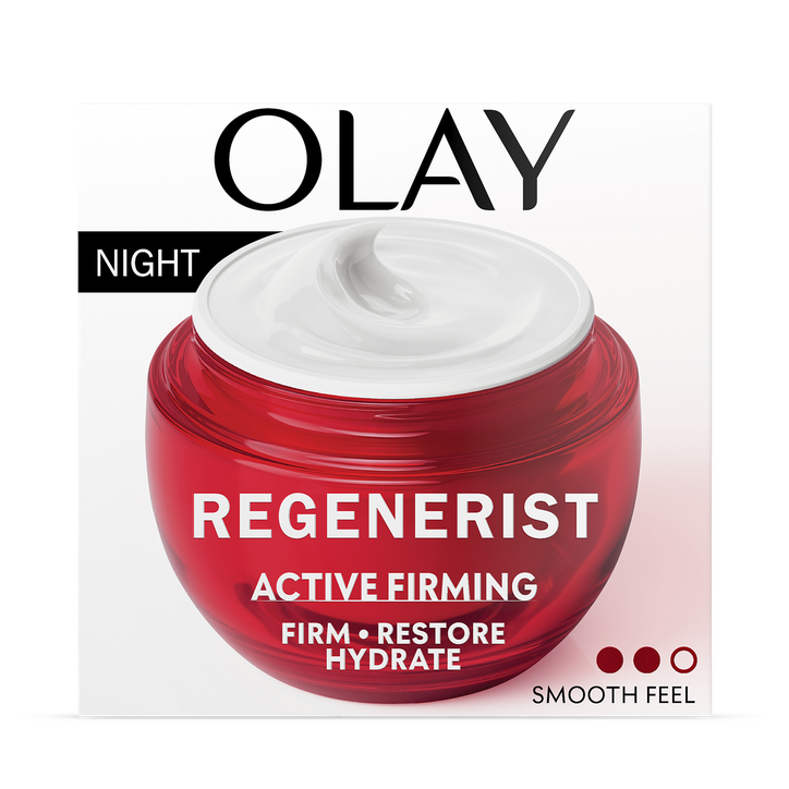 Olay Regenerist Night Face Cream Moisturiser with Anti-ageing Niacinamide and Peptides 50ml
