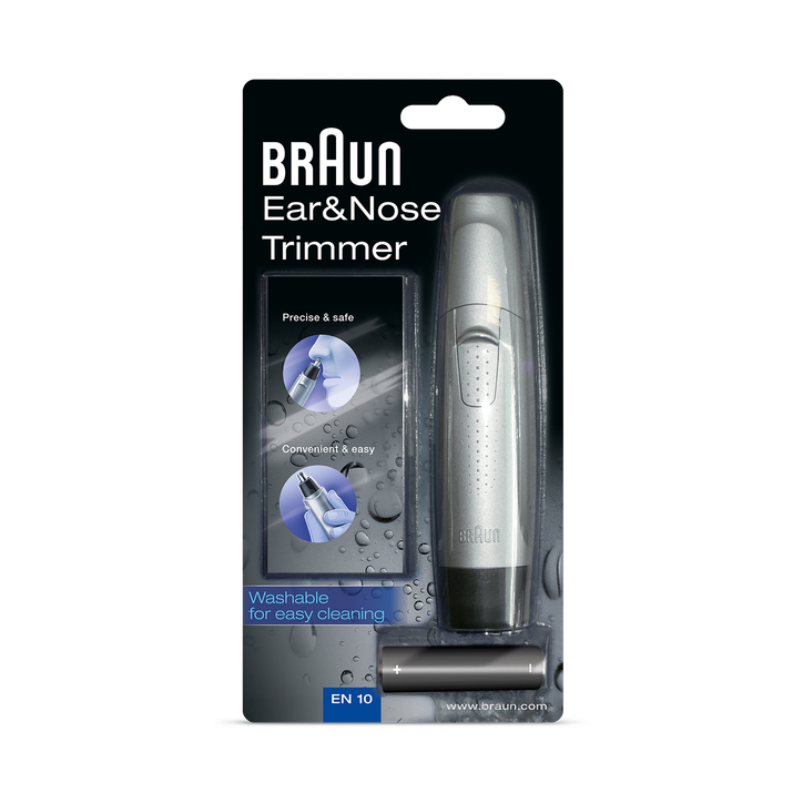 Braun Ear&Nose Trimmer EN10 - Precise and safe ear and nose hair removal