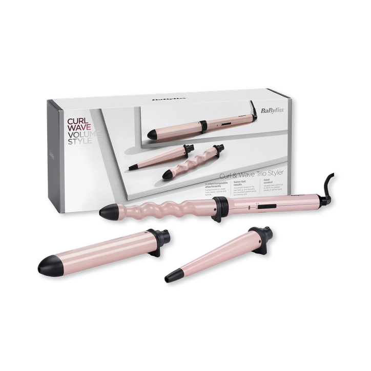 BaByliss Curl and Wave Trio Hair Curler