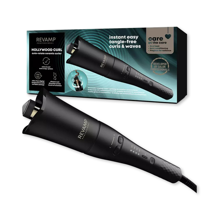 REVAMP Progloss Hollywood Curl Auto-Rotate Ceramic Curler
