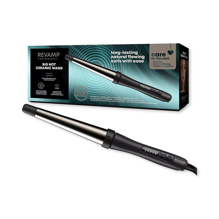 REVAMP Big Curling Wand - Black