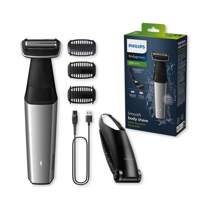 Philips Bodygroom BG5021/15 Men's Waterproof Body Hair Trimmer Groomer Shaver