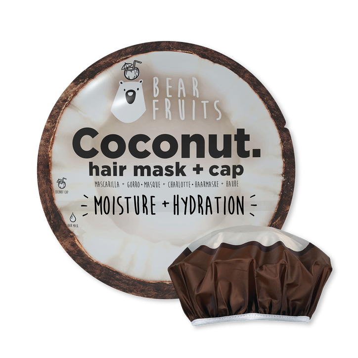 Bear Fruits Coconut Moisture Hydration Hair Mask & Hair Cap