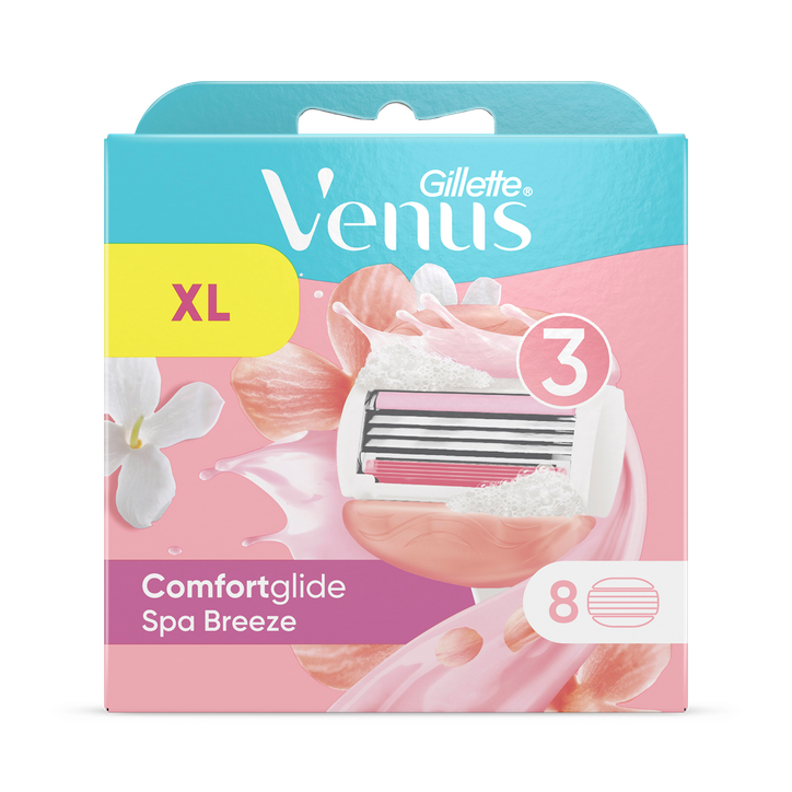 Venus Spa Breeze Women's Razor Blades, 8 Refills